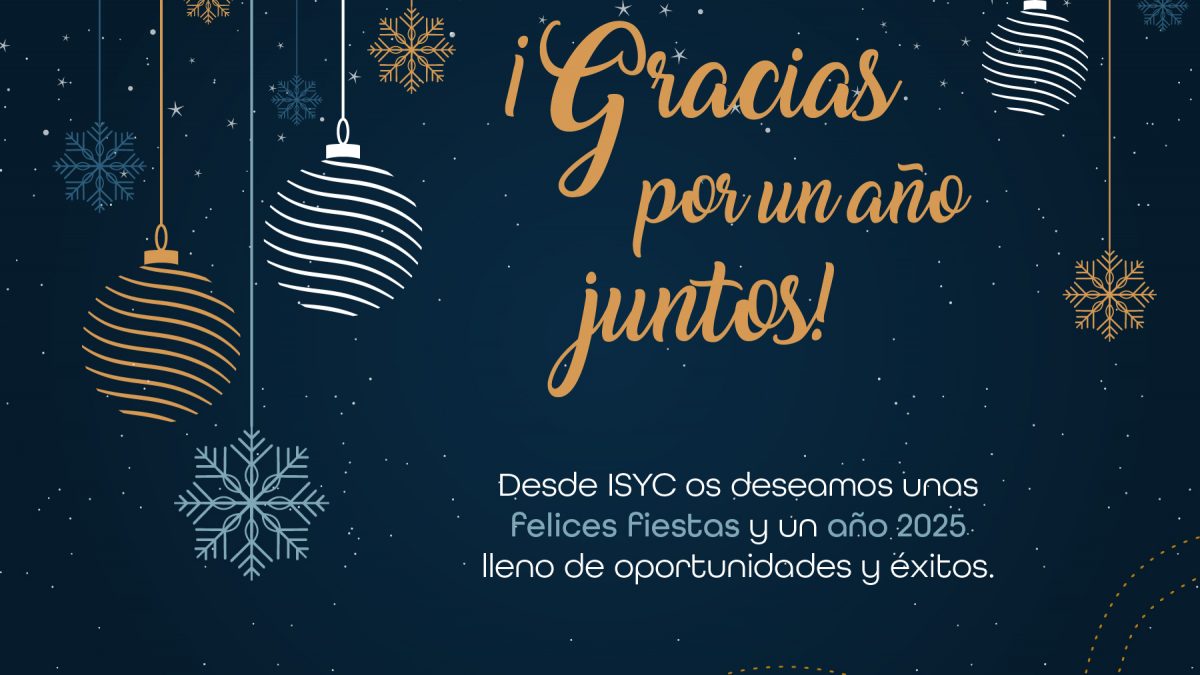 Felicitación de Navidad y año nuevo 2025 de ISYC